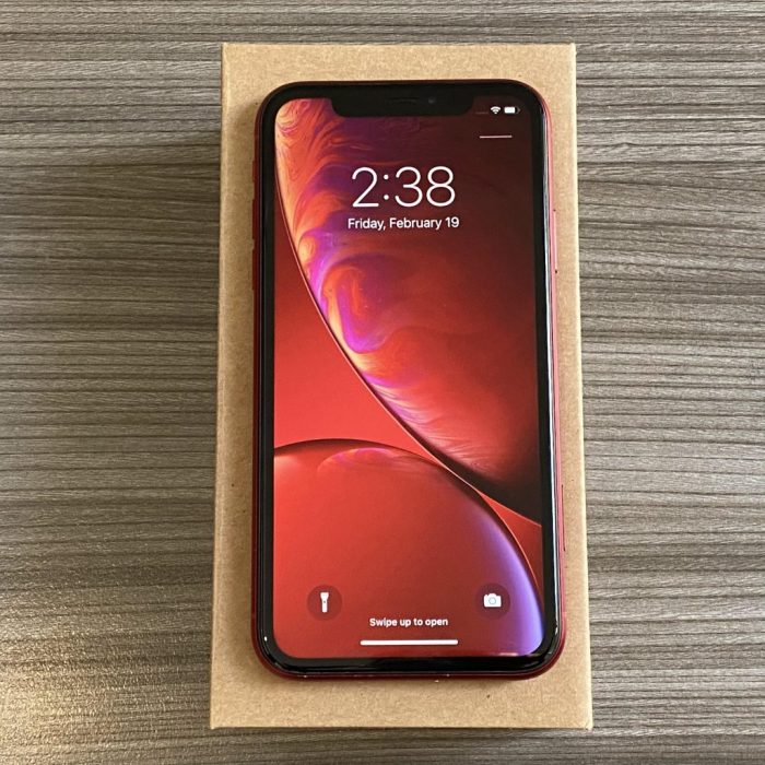 Xr iphone red 128gb refurbished edition