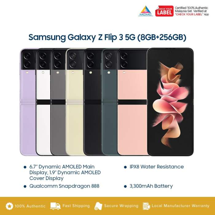 Samsung Z Flip 3 256gb