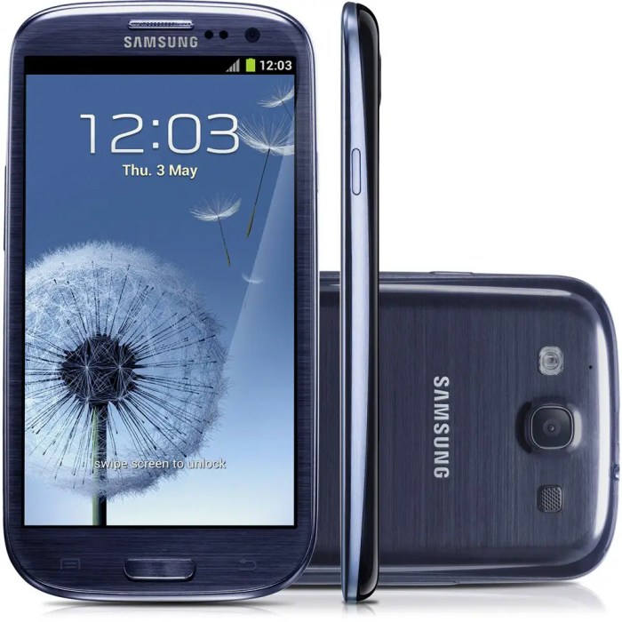 Samsung mini galaxy sm s3 iii blue unlocked 8gb branded smartphone key features