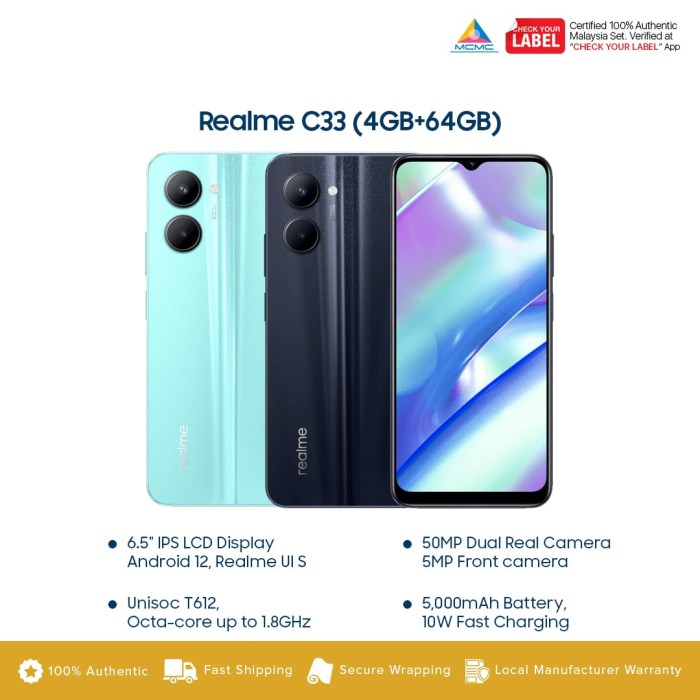 Realme C33 Harga